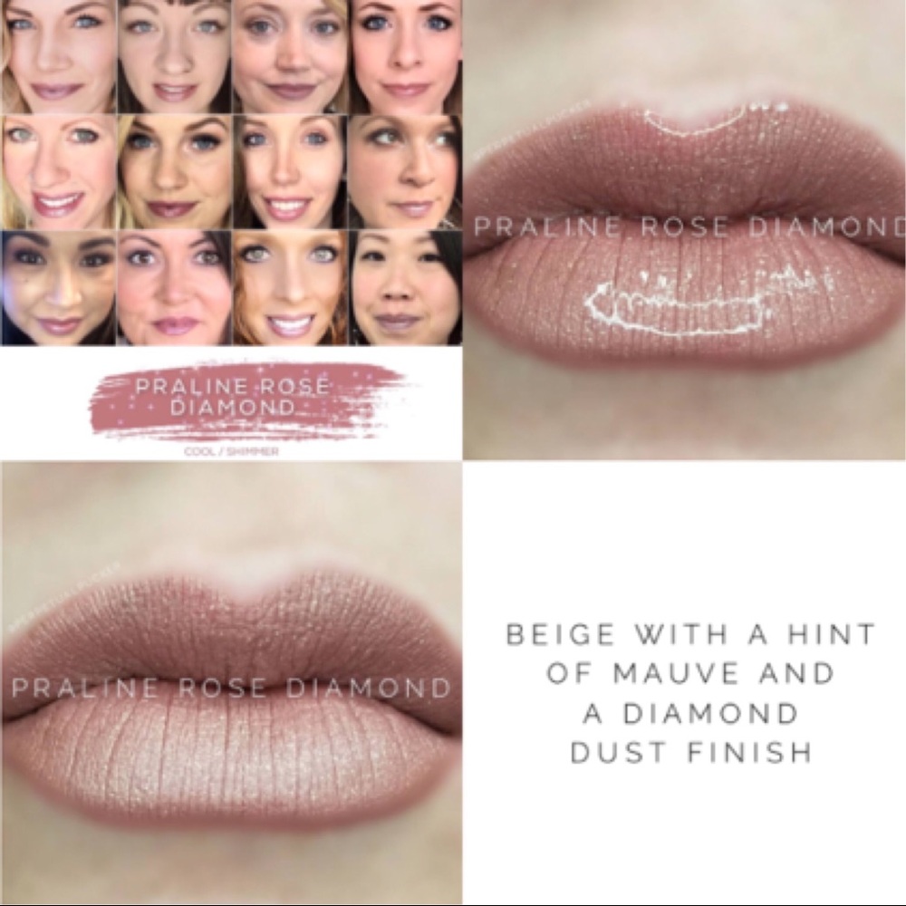 Retired color! LipSense Diamond in Praline Rose
